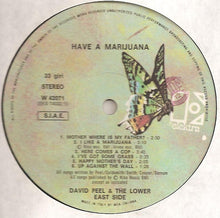 Carica l&#39;immagine nel visualizzatore di Gallery, David Peel &amp; The Lower East Side : Have A Marijuana (LP, Album, RE)
