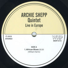 Carica l'immagine nel visualizzatore di Gallery, Archie Shepp Quintet : Live In Europe (2xLP, Album, Unofficial)
