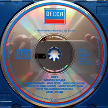 Carica l'immagine nel visualizzatore di Gallery, Orff* - Norma Burrowes · Louis Devos · John Shirley-Quirk, Brighton Festival Chorus, Royal Philharmonic Orchestra, Antal Dorati : Carmina Burana (CD, Album, RE, RM)
