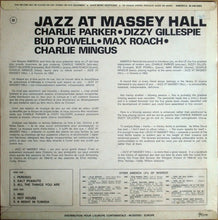 Carica l&#39;immagine nel visualizzatore di Gallery, Charlie Parker • Dizzy Gillespie • Bud Powell • Max Roach • Charles Mingus : Jazz At Massey Hall (LP, Album, RE)
