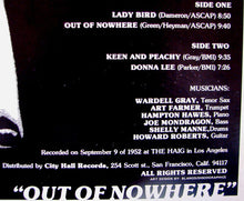 Carica l&#39;immagine nel visualizzatore di Gallery, Wardell Gray Sextet : Out Of Nowhere (LP, Album)
