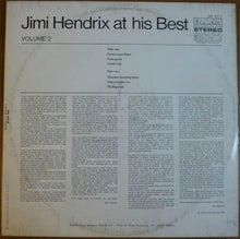 Carica l&#39;immagine nel visualizzatore di Gallery, Jimi Hendrix : Jimi Hendrix At His Best Volume 2 (LP)
