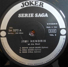 Carica l&#39;immagine nel visualizzatore di Gallery, Jimi Hendrix : Jimi Hendrix At His Best Volume 2 (LP)
