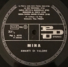 Carica l&#39;immagine nel visualizzatore di Gallery, Mina (3) : Amanti Di Valore (LP, Album, Gat)
