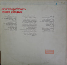 Carica l&#39;immagine nel visualizzatore di Gallery, Maurizio Giammarco - Andrea Centazzo : Davanti E Oltre La Soglia (LP, Album)
