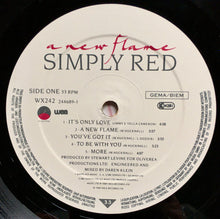 Carica l'immagine nel visualizzatore di Gallery, Simply Red : A New Flame (LP, Album, Tel)
