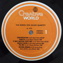 Carica l&#39;immagine nel visualizzatore di Gallery, The Baron Von Ohlen Quartet Featuring Mary Ann Moss : The Baron (LP, Album)
