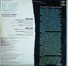 Carica l&#39;immagine nel visualizzatore di Gallery, Philip Glass : Songs From Liquid Days (LP, Album)
