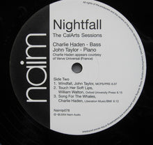 Carica l'immagine nel visualizzatore di Gallery, Charlie Haden &amp; John Taylor (2) : Nightfall (LP, Album)
