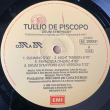 Carica l&#39;immagine nel visualizzatore di Gallery, Tullio De Piscopo : Drum Symphony (LP, Album)
