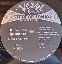 Carica l&#39;immagine nel visualizzatore di Gallery, The Herbie Mann Nonet : Flute, Brass, Vibes And Percussion (LP, Pit)
