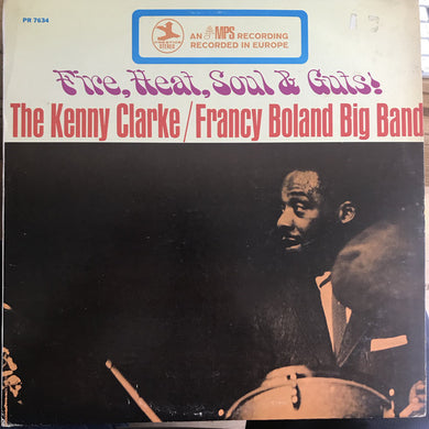 Clarke-Boland Big Band : Fire, Heat, Soul & Guts! (LP, Album)