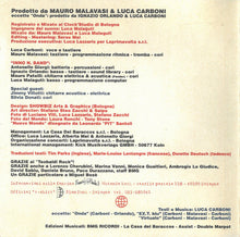 Carica l'immagine nel visualizzatore di Gallery, Luca Carboni : "Mondo" ("World" - "Welt" - "Monde") (CD, Album)
