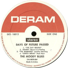 Carica l&#39;immagine nel visualizzatore di Gallery, The Moody Blues : Days Of Future Passed (LP, Album, RE, Bes)
