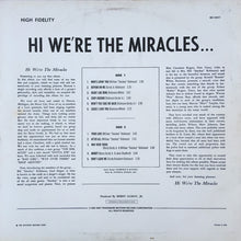 Carica l&#39;immagine nel visualizzatore di Gallery, The Miracles : Hi... We&#39;re The Miracles (LP, Album, RE)
