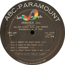 Carica l&#39;immagine nel visualizzatore di Gallery, The Don Elliott Octet Featuring Candido : Jamaica Jazz (LP, Mono)
