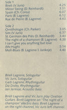 Carica l&#39;immagine nel visualizzatore di Gallery, Biréli Lagrène Ensemble Featuring Vic Juris : Live (LP, Album)
