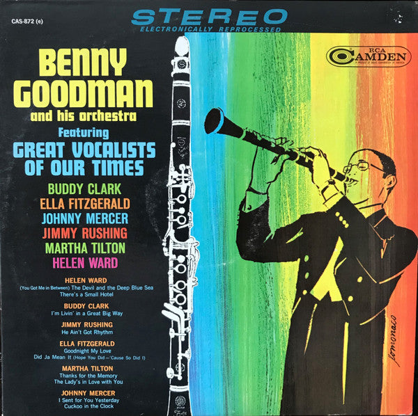 Benny Goodman And His Orchestra : Featuring Great Vocalists Of Our Times (LP, Comp)