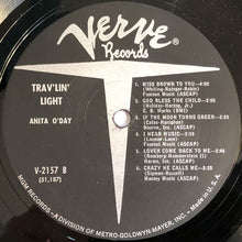 Carica l&#39;immagine nel visualizzatore di Gallery, Anita O&#39;Day : Trav&#39;lin&#39; Light (LP, Album, Mono)
