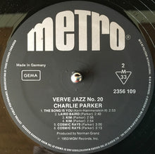 Carica l&#39;immagine nel visualizzatore di Gallery, Charlie Parker : Verve Jazz No. 20 (LP, Comp)
