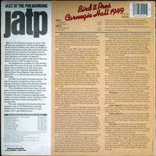 Carica l&#39;immagine nel visualizzatore di Gallery, Bird (28) &amp; Pres (2) : Jazz At The Philharmonic - Carnegie Hall 1949 (LP, Comp, RE)
