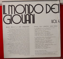 Carica l&#39;immagine nel visualizzatore di Gallery, Max Rocci &amp; His Friends : Il Mondo Dei Giovani Vol. 4 (LP)
