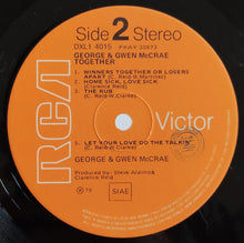 Carica l&#39;immagine nel visualizzatore di Gallery, George McCrae &amp; Gwen McCrae : Together (LP, Album)

