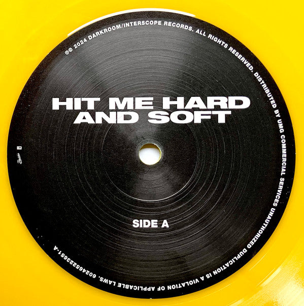 Buy Billie Eilish : Hit Me Hard And Soft (LP, Album, Ltd, Yel