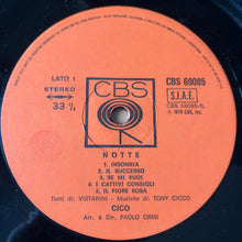 Carica l&#39;immagine nel visualizzatore di Gallery, Tony Cicco : Notte (LP, Album, Gat)
