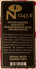 Carica l'immagine nel visualizzatore di Gallery, Master Wilburn Burchette's* : Transcendental Music For Meditation (LP, Album, RE, Mil)
