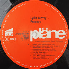 Carica l&#39;immagine nel visualizzatore di Gallery, Lydie Auvray : Premiere (LP, Album)
