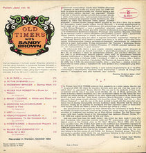 Carica l&#39;immagine nel visualizzatore di Gallery, Old Timers with Sandy Brown (3) : Old Timers With Sandy Brown (LP, Album)
