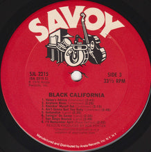 Carica l&#39;immagine nel visualizzatore di Gallery, Sonny Criss, Slim Gaillard, Roy Porter Big Band With Eric Dolphy, Helen Humes, Harold Land, Hampton Hawes, Art Pepper : Black California (The Savoy Sessions) (2xLP, Comp)
