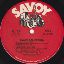 Carica l&#39;immagine nel visualizzatore di Gallery, Sonny Criss, Slim Gaillard, Roy Porter Big Band With Eric Dolphy, Helen Humes, Harold Land, Hampton Hawes, Art Pepper : Black California (The Savoy Sessions) (2xLP, Comp)

