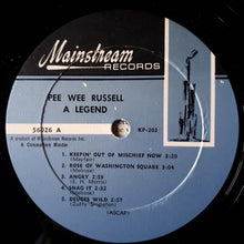 Carica l&#39;immagine nel visualizzatore di Gallery, Pee Wee Russell : A Legend (LP, Album, Mono)
