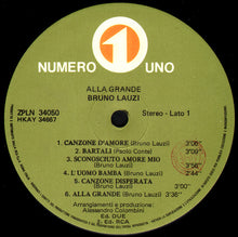Carica l&#39;immagine nel visualizzatore di Gallery, Bruno Lauzi : Alla Grande (LP, Album)
