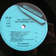 Carica l&#39;immagine nel visualizzatore di Gallery, Sal Genovese : For Pomicions Only (LP, Album)
