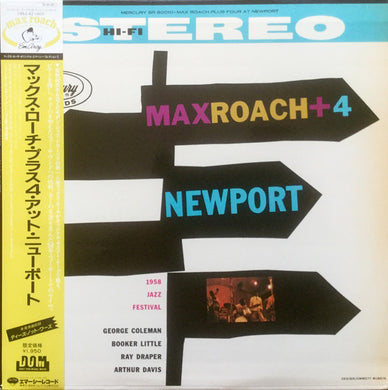 Max Roach Quintet : Max Roach + Four At Newport (LP, Album, RE)