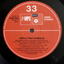 Carica l&#39;immagine nel visualizzatore di Gallery, Anita O&#39;Day : Anita O&#39;Day In Berlin, Recorded Live At The Berlin Jazz Festival (LP, Album, RP)
