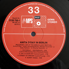 Carica l&#39;immagine nel visualizzatore di Gallery, Anita O&#39;Day : Anita O&#39;Day In Berlin, Recorded Live At The Berlin Jazz Festival (LP, Album, RP)
