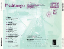Carica l&#39;immagine nel visualizzatore di Gallery, Bruno Tommaso, Eugenio Colombo, Ramberto Ciammarughi, Adele Madau, Roberto Schiano, Ettore Fioravanti : Meditango (CD, Album)
