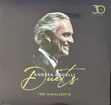 Andrea Bocelli : Duets – 30th Anniversary (The Highlights) (LP, Comp)