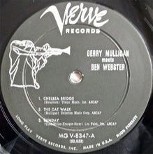 Carica l&#39;immagine nel visualizzatore di Gallery, Gerry Mulligan Meets Ben Webster : Gerry Mulligan Meets Ben Webster (LP, Album, Mono)
