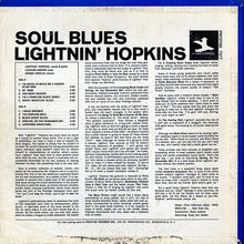 Carica l&#39;immagine nel visualizzatore di Gallery, Lightnin&#39; Hopkins : Soul Blues (LP, Album, Mono)
