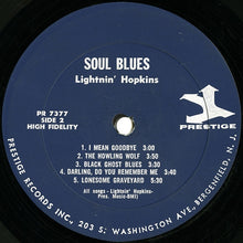 Carica l&#39;immagine nel visualizzatore di Gallery, Lightnin&#39; Hopkins : Soul Blues (LP, Album, Mono)
