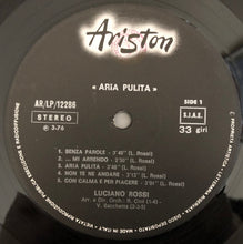 Carica l&#39;immagine nel visualizzatore di Gallery, Luciano Rossi : Aria Pulita (LP, Album, Gat)
