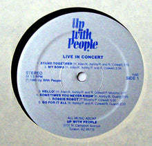 Carica l&#39;immagine nel visualizzatore di Gallery, Up With People : Live In Concert (LP)
