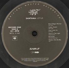Carica l'immagine nel visualizzatore di Gallery, Santana : Lotus (3xLP, Album, Ltd, Num, RE, RM, 180)

