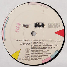 Carica l&#39;immagine nel visualizzatore di Gallery, Gianni Togni : Stile Libero (LP, Album)
