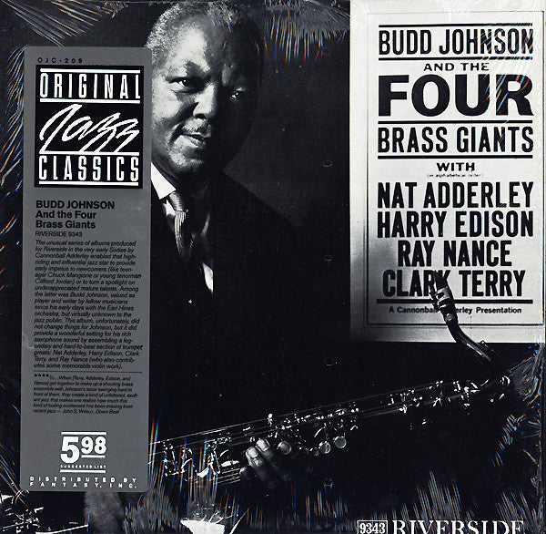 Budd Johnson : Budd Johnson And The Four Brass Giants (LP, Album, RE)
